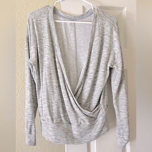 Zella open wrap sweater
